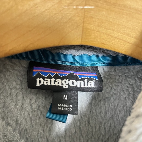 Patagonia Re-Tool Fleece Vest Womens M Gray Sleeveless Pocket Mock Neck Casual - Picture 3 of 5